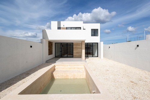 Casa En Venta Merida En Privada Conkal, Mod. Dom, Entrega Inmediata.