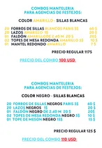 Comprar Combos Manteleria Para Emprendedores Agencias De Festejos