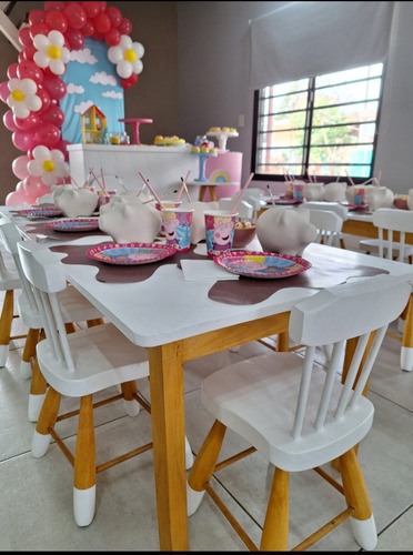 Alquiler Infable Castillo Blanco Sillas Infantil Plazablanda
