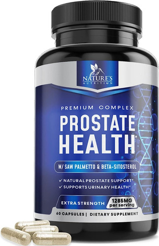 Nature's Nutrition | Prostate Health | 1285mg | 60 Capsules