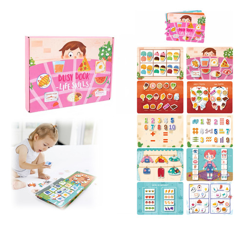 Libro De Actividades Interactivo Montessori Quiet Book