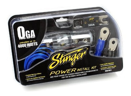 Stinger Sk101 Kit De Accesorios Para Amplificador De Audio P