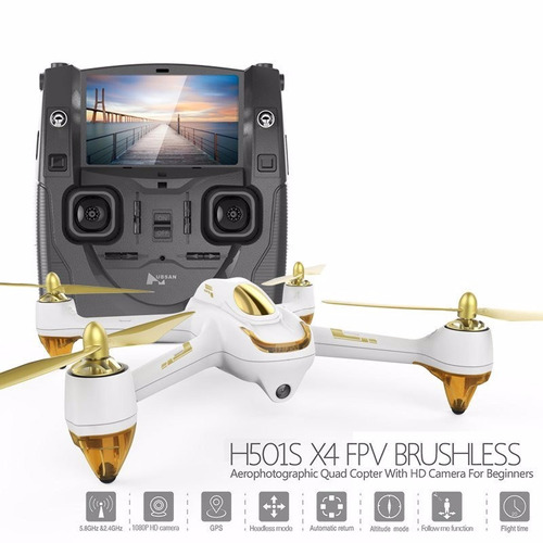 Drone Hubsan X4 H501s Camera Hd Fpv Brushless Standard Gps