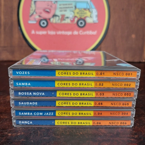 Cd Coleção Importada Cores Do Brasil Made Uk 6 Unidades