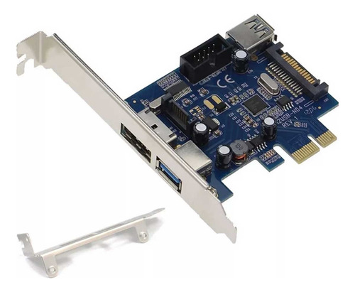 Tarjeta Pcie Usb 3.0 + Esata + Sata 3 + Usb Frontal 9 Pines