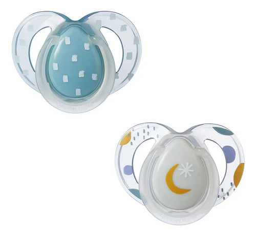 Chupete Silicona Night Time 6-18 Meses - Tommee Tippee 2un