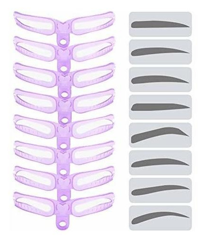 Plantilla De Cejas Vtrem 8 Estilos Plantillas De Modelado De
