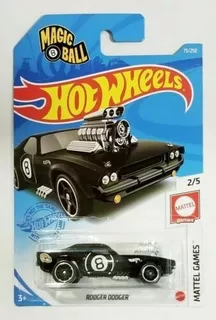 Hot Wheels Escala 1:64 #73 Rodger Dodger Mattel Games 2/5
