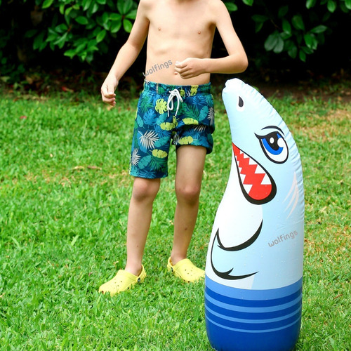 Imagen 2 de 8 de Juego Involcable Inflable Boxeo Juguete Niños Y Bebes Pileta