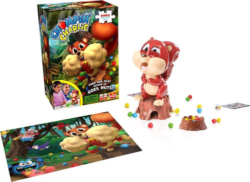 Juego Ardilla Chompin Charlie Squirrel Bellotas Y Compite