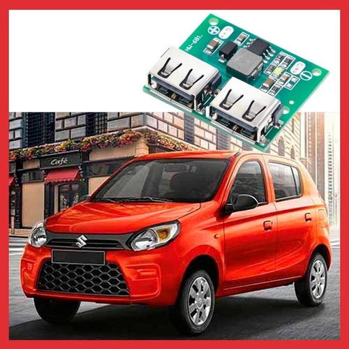 Dual Usb Para Auto 12v 24v A 5v 3a Dc-dc Cargador