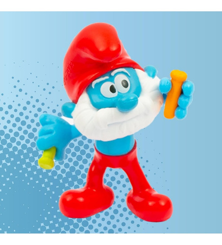 The Smurfs Laboratorio Mágico Papa Pitufo Giochi Figura 5cm