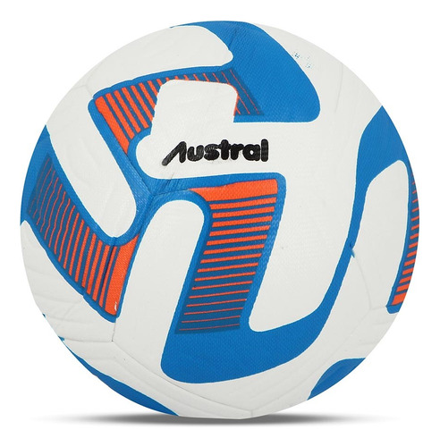 Austral Pelota Futbol Cancha Blanco-naranja/azul