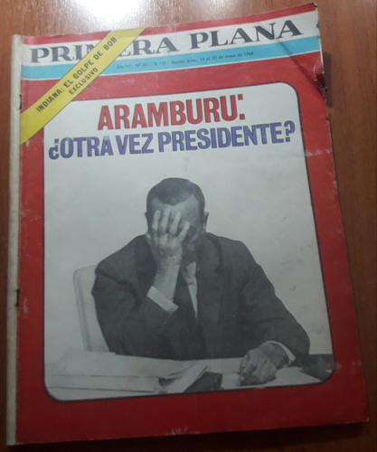 Revista Primera Plana N°281  14 Al 20 De Mayo De 1968