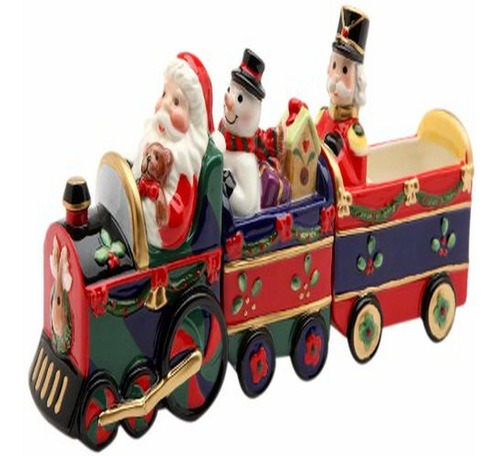 Papá Noel Conduciendo Un Tren Navideño  Ro Y Pimenter...