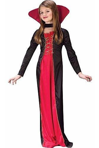 Fun World Fba_fw9732md Victorian Vampiress Kids Disfraz De M