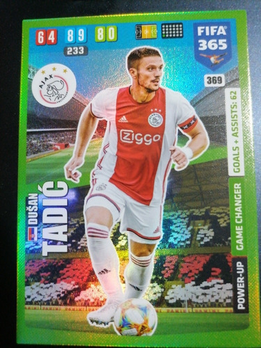 Carta Adrenalyn Fifa 365 2020 / Dusan Tadic