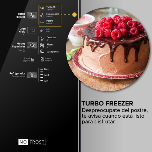 Heladera No Frost Whirlpool 500 Lts Inox Wrm57k1