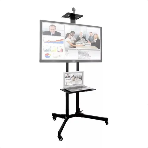 Soporte Tv Móvil Ruedas, 32'' A 70'' / 50kg, Techgo Spr-6402