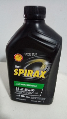 Aceite Shell Spirax S3 Ax 80w90 Caja Y Diferencial 1 Litro