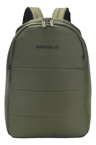 Mochila Matera Wanderlust Porta Notebook Urbana Unisex Verde