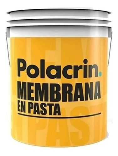 Polacrin Membrana En Pasta / Líquida X 20 Lts - Color Negro