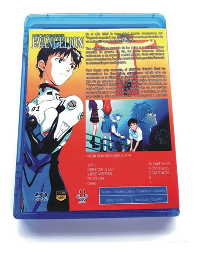 Serie Evangelion +director´s Cut+peliculas Bluray Disc 1080p