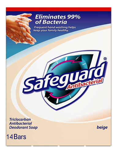 Safeguard 14 Barras De 4 Onzas (3.99 Oz) Cada Barra De Jabon