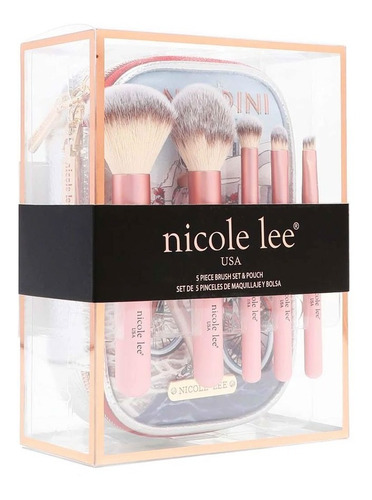 Nicole Lee Porta-cosmeticos Y Set De Pinceles Cos7403 7403
