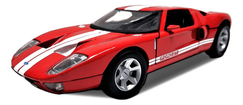 Ford Gt Concept 2005 Supercar Con Caja- R Motormax Rojo 1/24