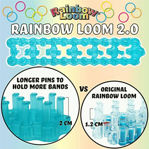 Rainbow Loom® Combo Duo Con Colección De Bandas De Goma