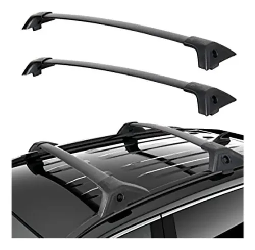 Barras De Techo Para Toyota Proace City Minivan (2019-2023) - Aluminio Negro, Soporte 75 Kg, Fácil Instalación Sin Taladrar