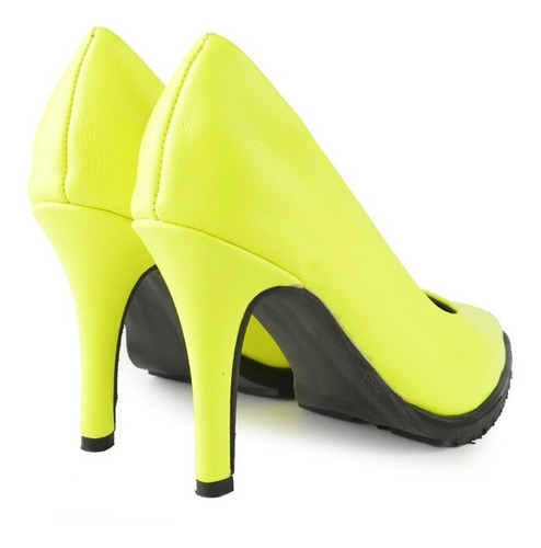 Imagen 5 de 5 de Zapatos Stilletos De Mujer De Cuero Noche Yuba - Ferraro