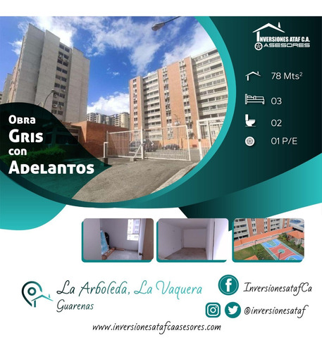 Imagen 1 de 14 de Apartamento En Venta La Arboleda La Vaquera Guarenas