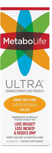 Metabolife Ultra Advanced Weight Loss Formula - Supresor De