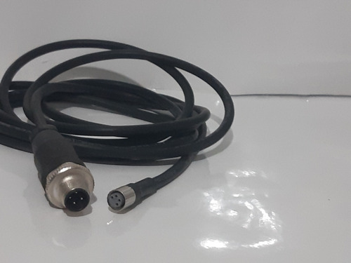 Cable Con Conector M12 4 Pin Macho +conector M8 4 Pin Hembra (Usado)