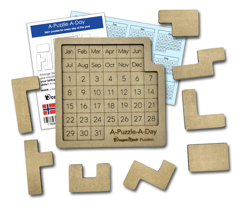 Dragonfjord A-puzzle-a-day: El Rompecabezas Del Calendario D