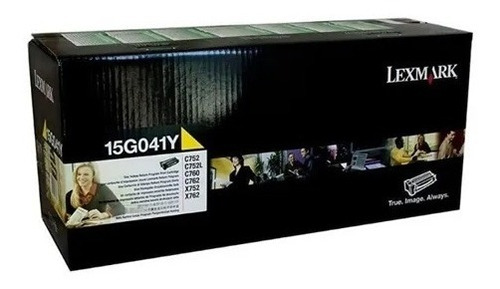 Toner Lexmark 15g041y Original Amarillo