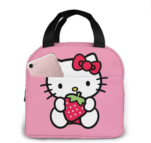 Bolsa De Almuerzo Con Aislamiento De Fresa Hello Kitty 21