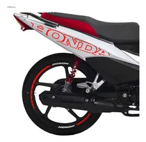 Comprar Calcos Honda Wave 110s Hrc Stunt Llantas Calco Roja