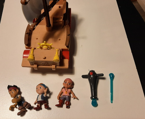 Jake Barco Pirata VehĂculo Navegante + Accesorios Y Sonido (Usado)