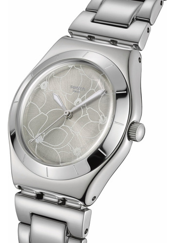 Reloj Swatch Petal Bliss Yls237g Gris Gris Gris