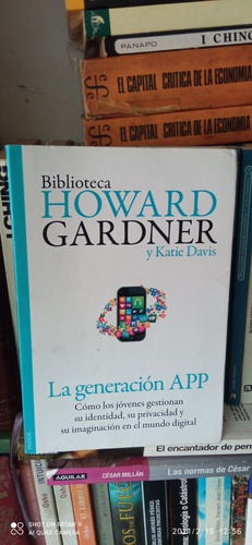 Libro La Generación App. Howard Gardner