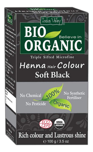 Indus Valley Bio - Tinte De Cabello De Henna Natural Organic