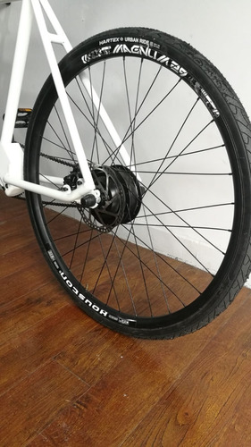 Imagen 19 de 25 de Bicicleta Eléctrica Enerby Fixie 350w No Goldenbike