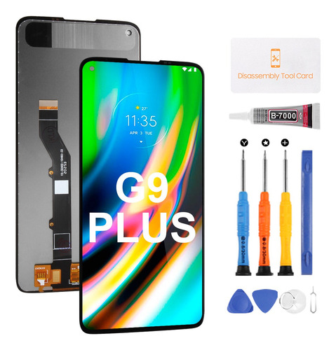 Sj Para Motorola Moto G9 Plus Xt2087-1/2 Pantalla Táctil Lcd