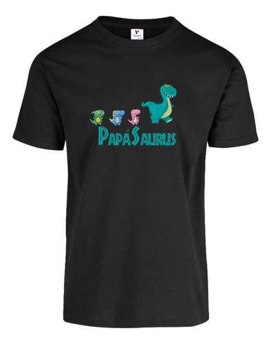 Playera Regalo Papá Dino Papasaurus Dia Del Padre