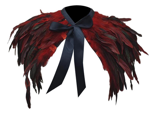 Chal De Plumas Cómodo Cuello De Plumas En Capas For Fiesta