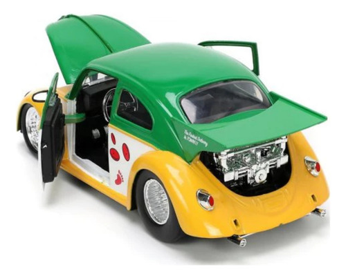 Miniatura - 1:24 - Volkswagen Drag Fusca Michelangelo 1959