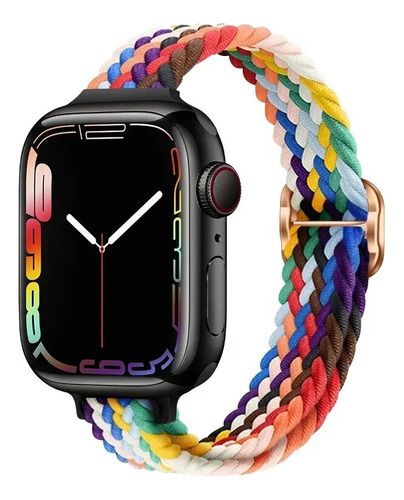 Correa Trenzada Para Apple Watch  Pulsera De Nailon Elástic